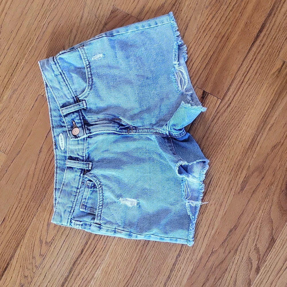 Old Navy girl's denim shorts, Size 14,